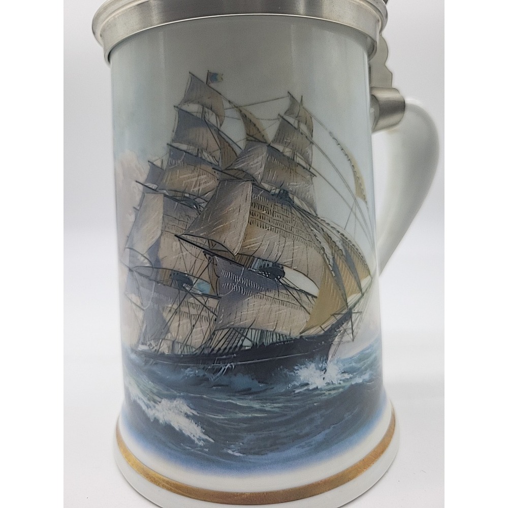 "Greyhounds Of The Sea" Stein By Leonard J Pearce Haviland Of Limoges 1983 - Picture 2 of 12